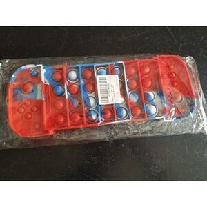 Fidget Toy Red Camo Gamepad Controller Game Push Pop Bubble Sensory